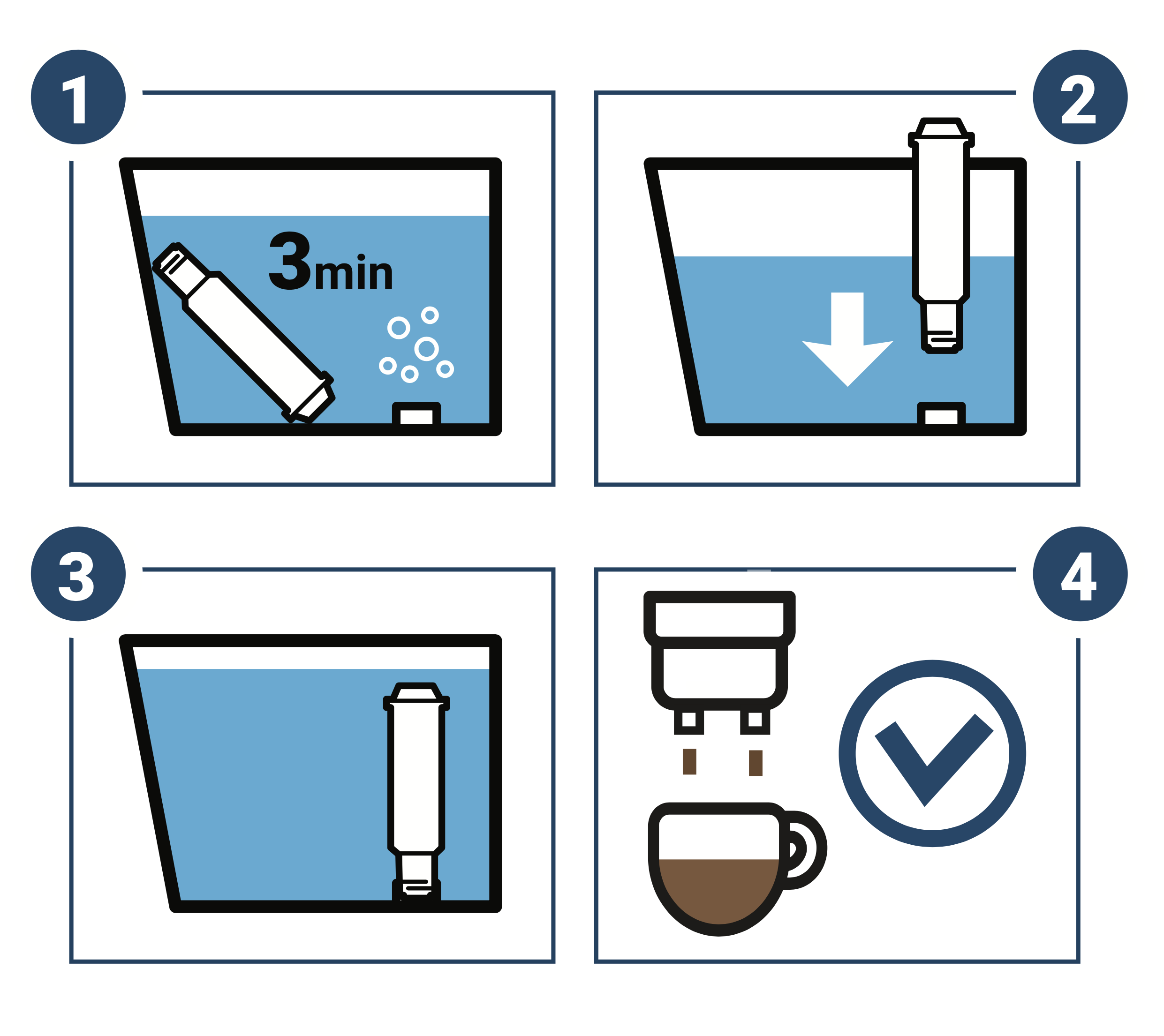 Filtr wody do ekspresu MELITTA NIVONA KRUPS SIEMENS BOSCH (zamiennik) COFFIX CF103 - obrazek 4