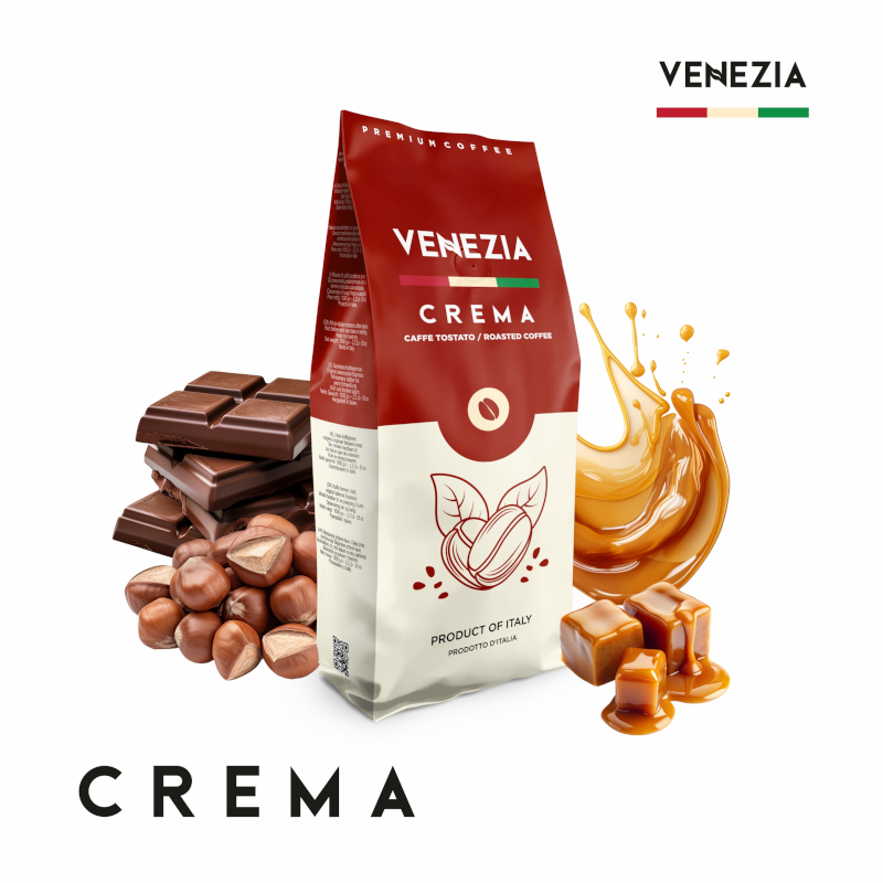 Kawa włoska ziarnista VENEZIA Crema 1kg - obrazek 3